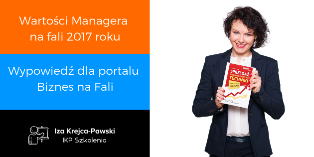 Wartości Managera na fali 2017 roku - wypowiedź dla Biznes na Fali