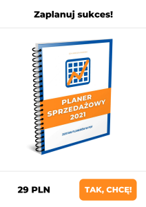 Planer Sprzedażowy 2021 edytowalny PDF do druku iza Krejca-Pawski